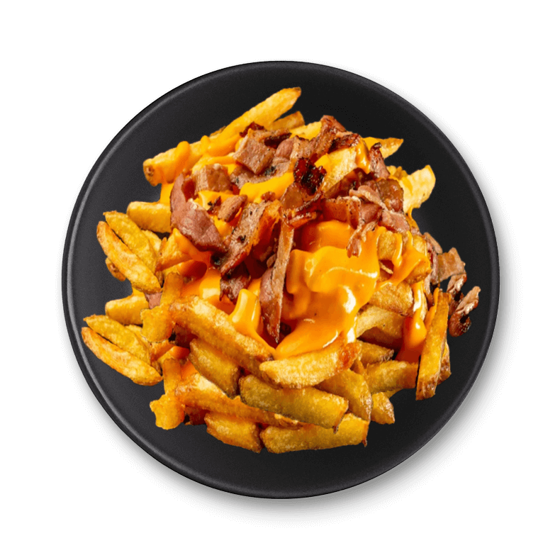 Frites cheddar bacon