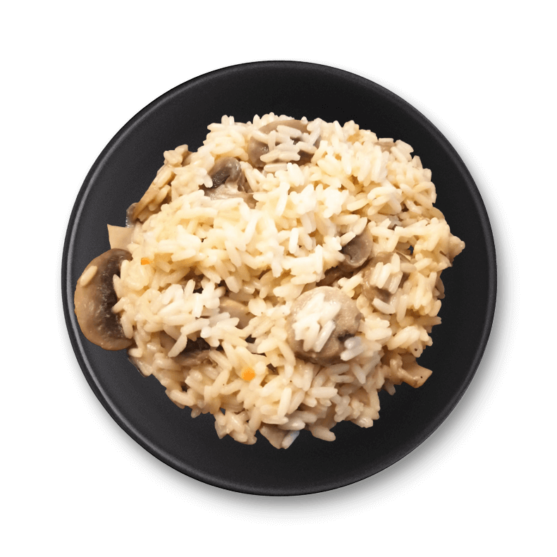 Riz sauce champignons